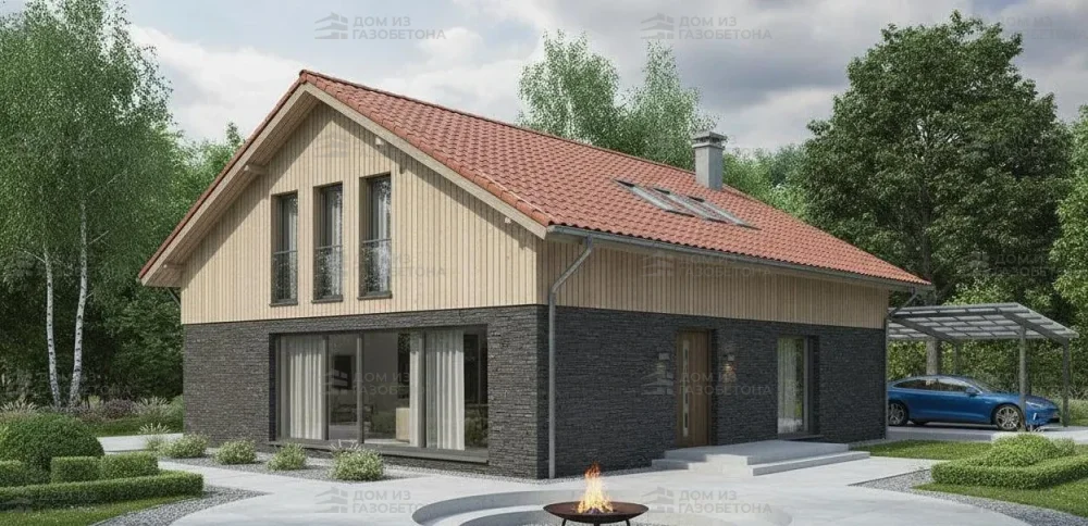 Проект Двухэтажный дом 23 на 11, 209 м2