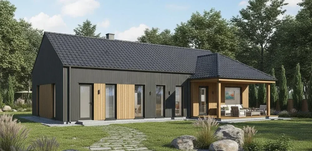 Проект Двухэтажный дом 15 на 17, 222 м2