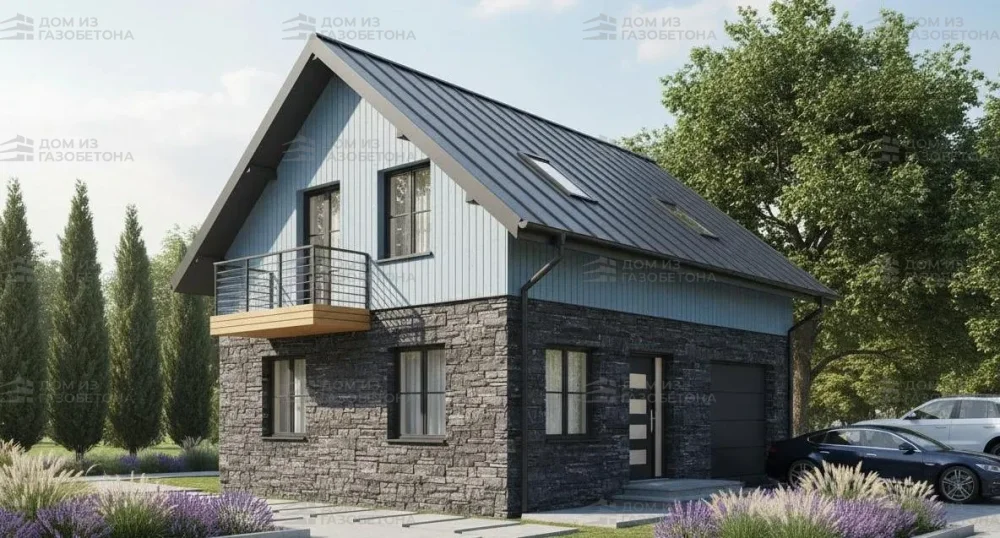 Проект Двухэтажный дом 14 на 11, 173 м2