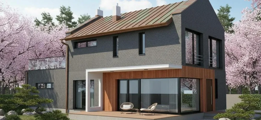 Проект Двухэтажный дом 7 на 17, 136 м2