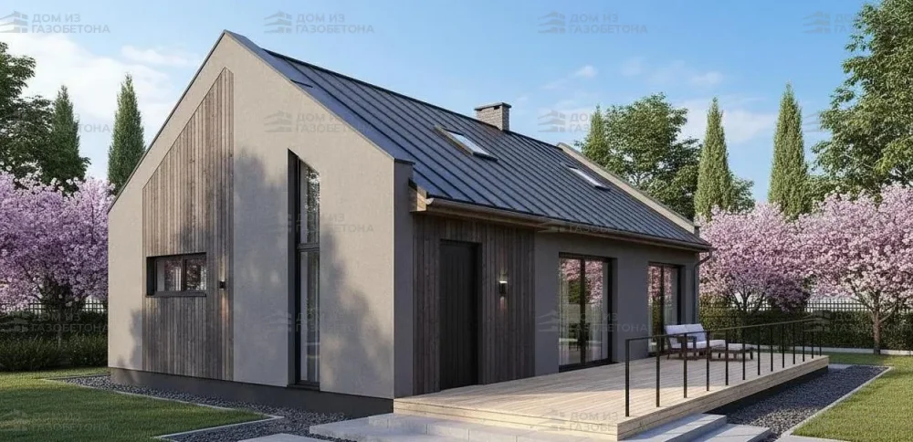 Проект Двухэтажный дом 14 на 11, 132 м2